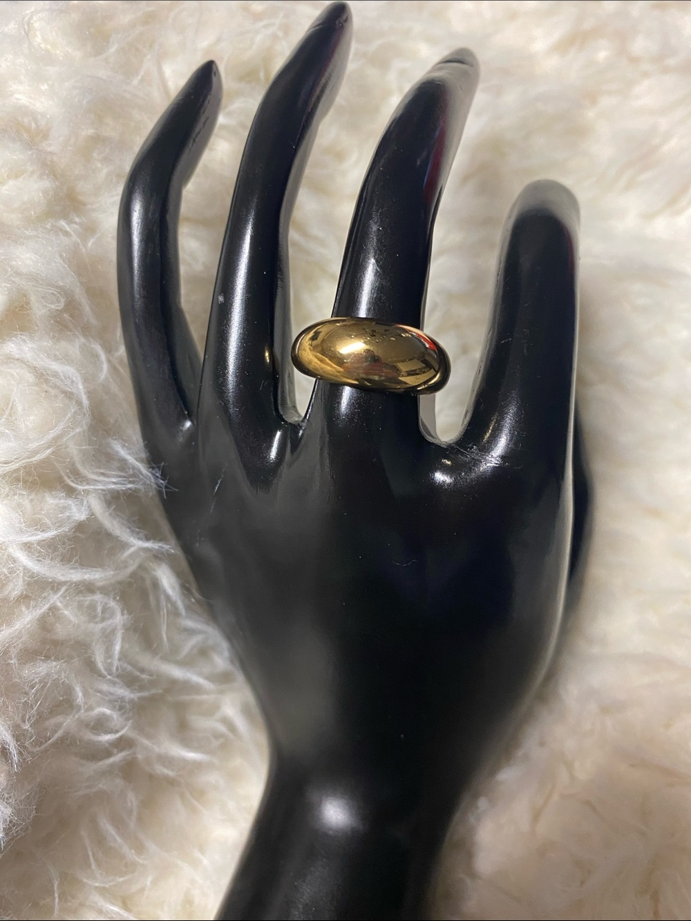 Hey Harper Rebecca Dome Gold tone Statement Ring